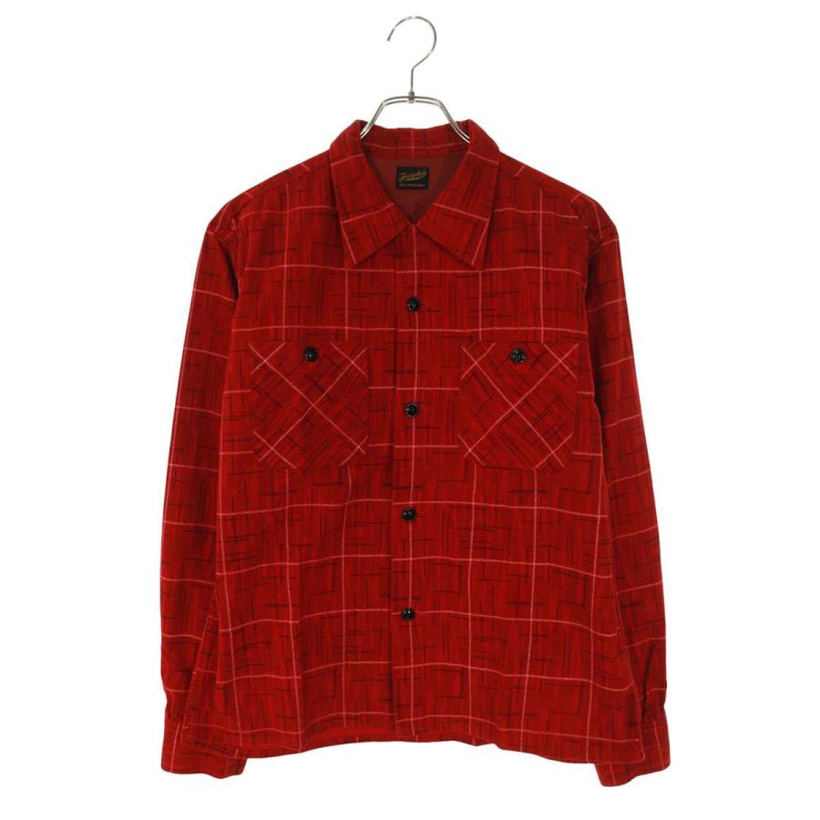 テンダーロイン サイズ:S コットンチェック長袖シャツ 中古 BS99 TENDERLOIN（テンダーロイン） サイズ:S コットンチェック長袖シャツ
