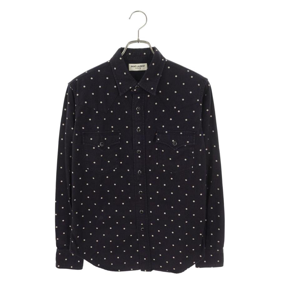 SAINT LAURENT サンローランパリ 長袖シャツ サイズ:M 597059 Y535C