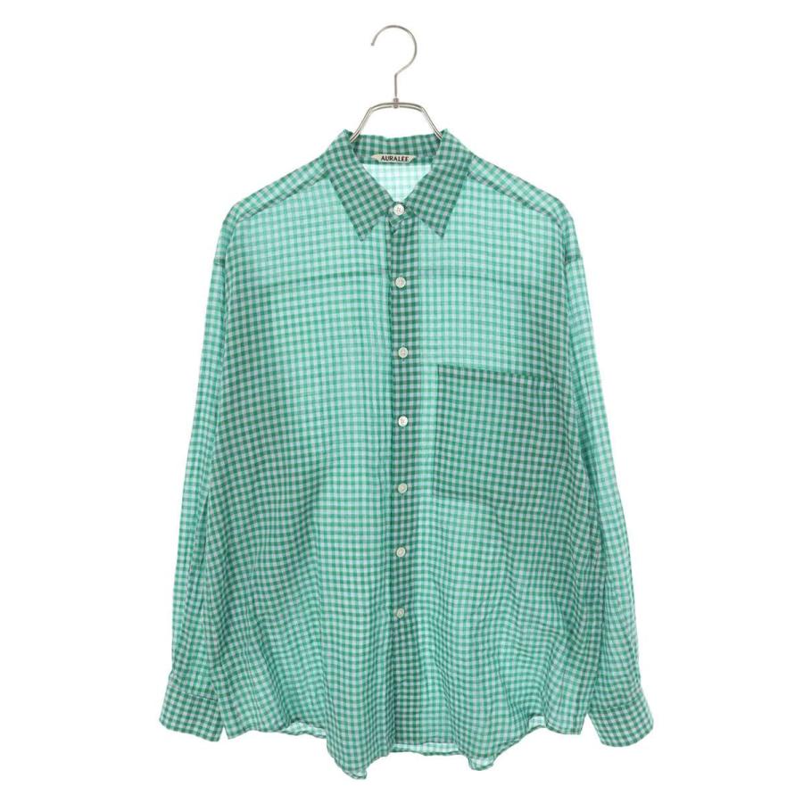 AURALEE（オーラリー） サイズ:4 A25SS01GC ギンガムチェック長袖