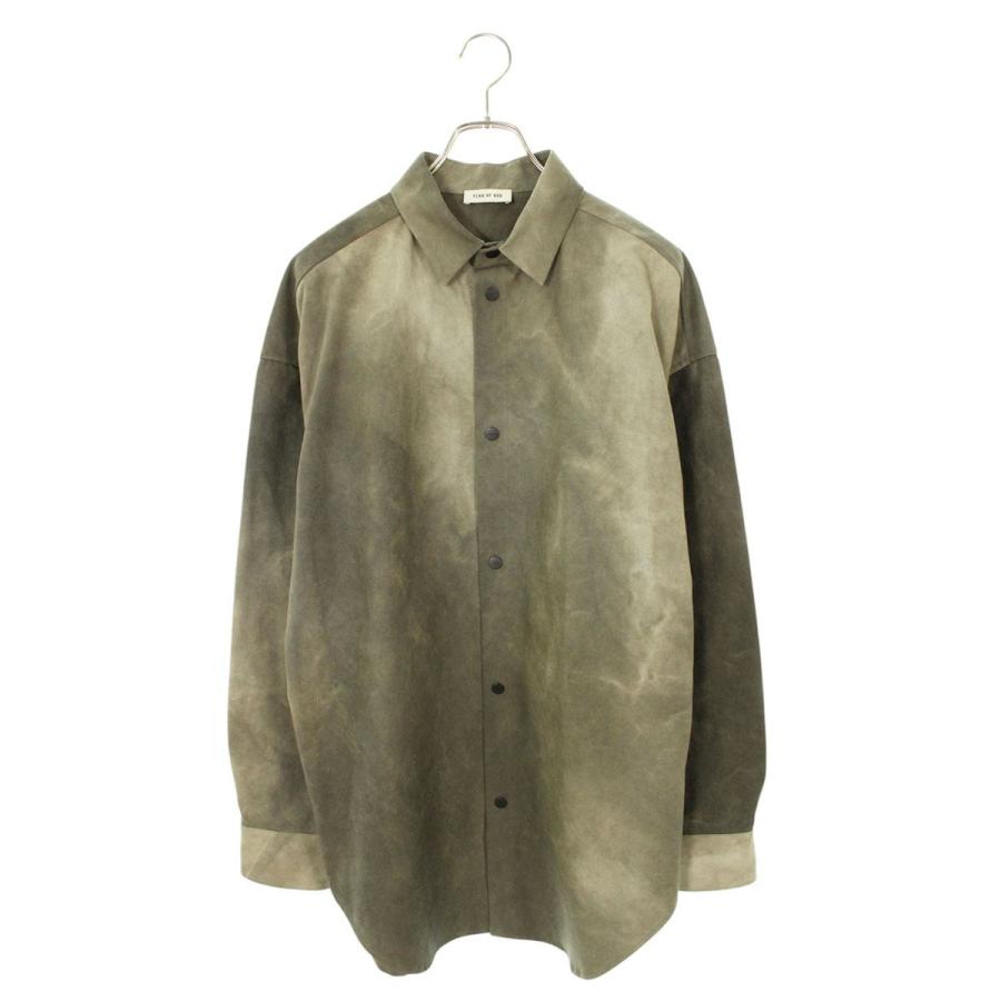 フィアオブゴッド  25AW  RELAXED LS SHIRT ドロップショルダーリラックスフィット長袖シャツ メンズ S/M FEAR OF GOD（フィアオブゴッド） サイズ:S/M 25AW RELAXED LS SHIRT