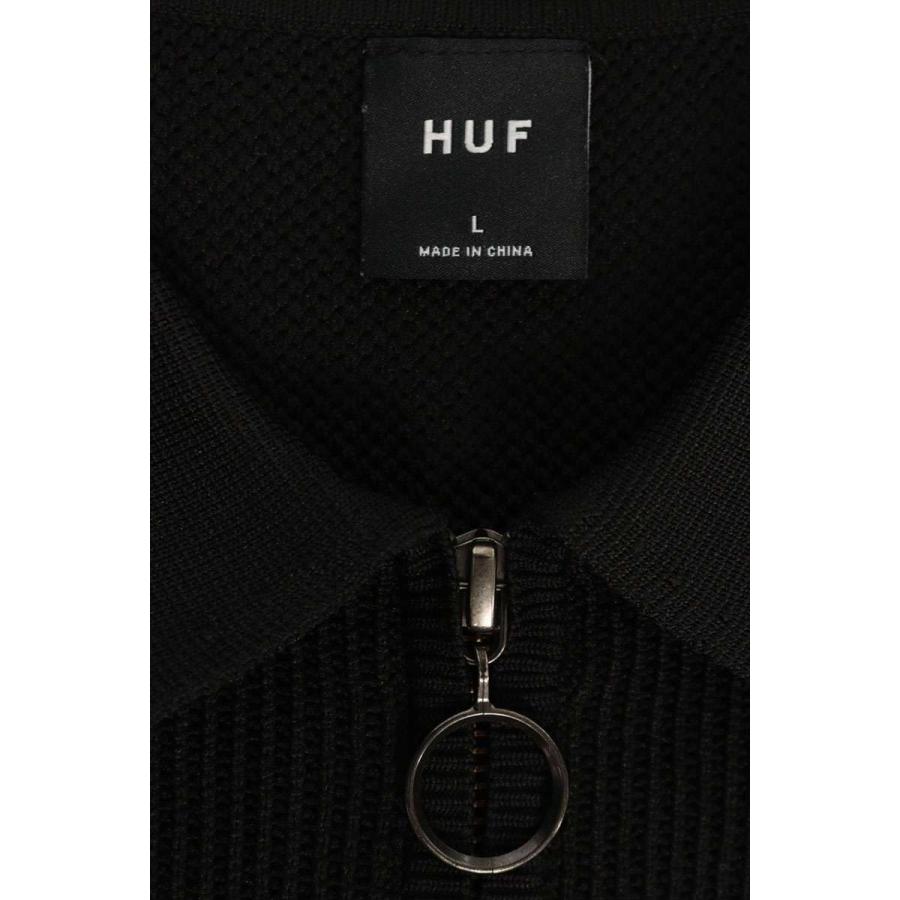 HUF Lサイズ ジップアップニット HUF（ハフ） サイズ:L ジップアップニット長袖シャツ 中古 BS99