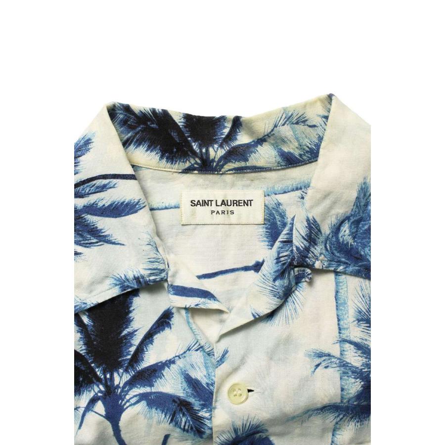 サンローランパリ 半袖シャツ 16SS サイズ:38 アロハコットン半袖 