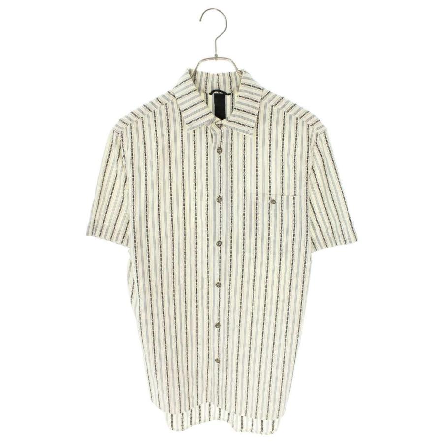 CHROME HEARTS クロムハーツ 半袖シャツ サイズ:M ストライプ CHROME HEARTS クロムハーツ 半袖シャツ サイズ:M ストライプ