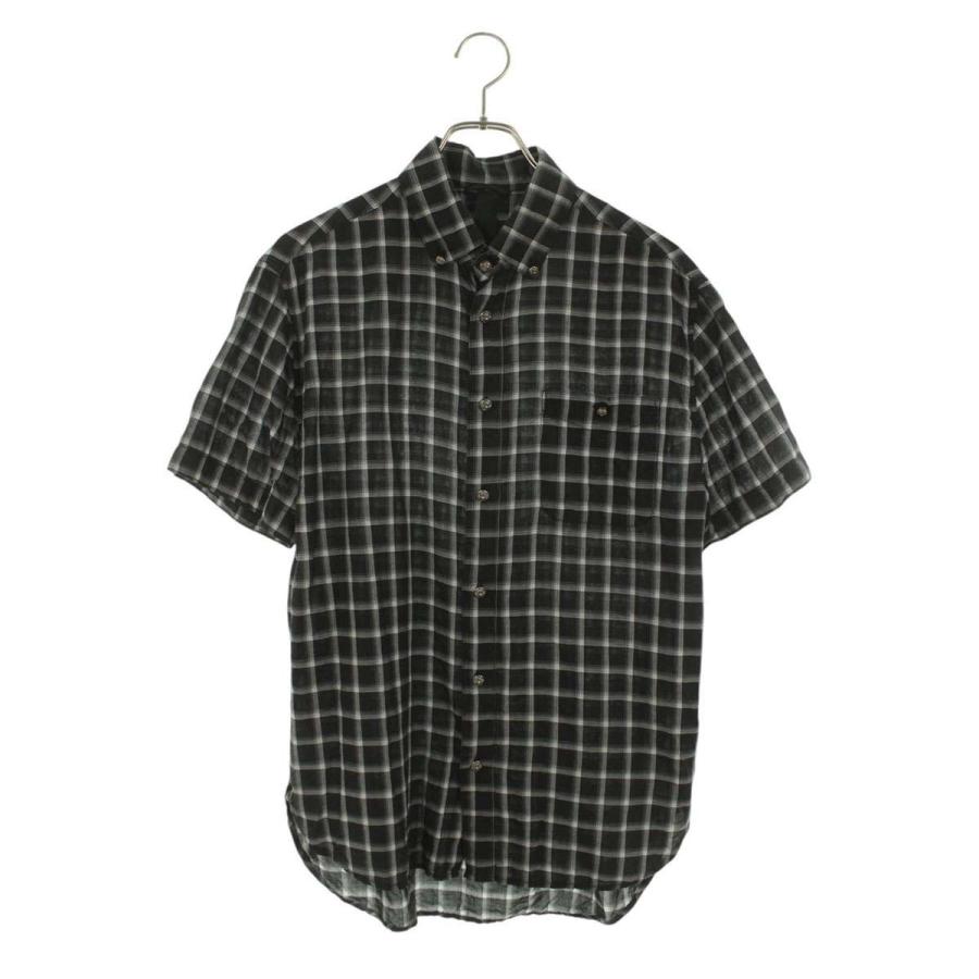 CHROME HEARTS（クロムハーツ） サイズ:M クロスボールボタンチェック 