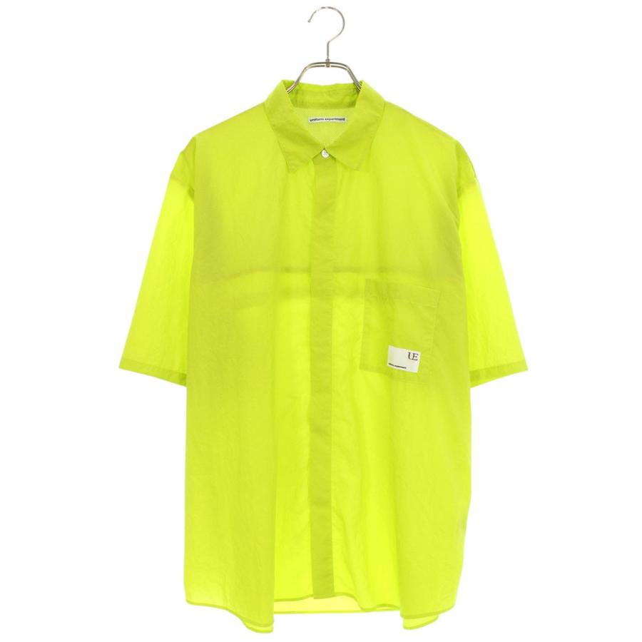 ユニフォームエクスペリメント サイズ:2  25SS  UE-250021 CRYSTAL NYLON VENTILATION SHIRT ナイロンショートスリーブ半袖シャツ 中古 BS99 uniform experiment ユニフォームエクスペリメント サイズ:2 25SS UE
