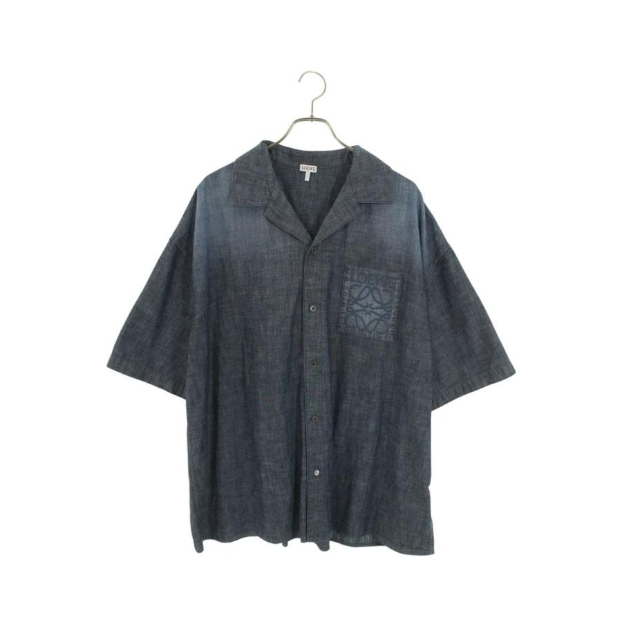 ロエベ サイズ:50  25AW  H526Y1DW21 アナグラム半袖シャツ 新古品 SB01 LOEWE（ロエベ） サイズ:50 25AW H526Y1DW21 アナグラム半袖シャツ