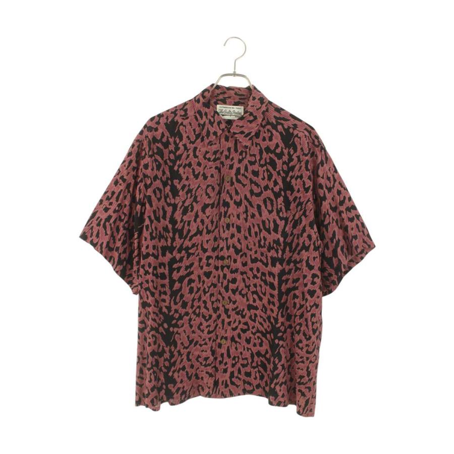 ワコマリア サイズ:L  LEOPARD HAWAIIAN SHIRT レオパードハワイアンレーヨン半袖シャツ 中古 BS99 WACKO MARIA（ワコマリア） サイズ:L LEOPARD HAWAIIAN SHIRT