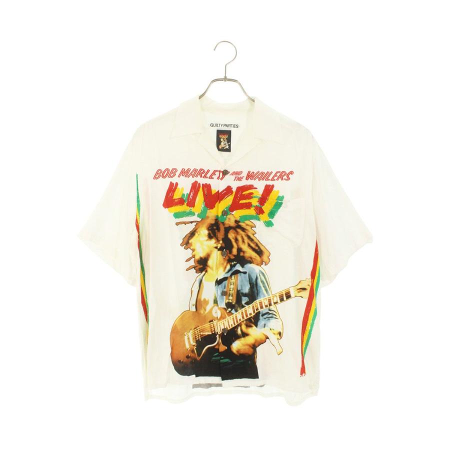 ワコマリア サイズ:M  BOB MARLEY HAWAIIAN SHIRT ボブマーリープリント開襟半袖シャツ 中古 BS99 WACKO MARIA（ワコマリア） サイズ:M BOB MARLEY HAWAIIAN SHIRT