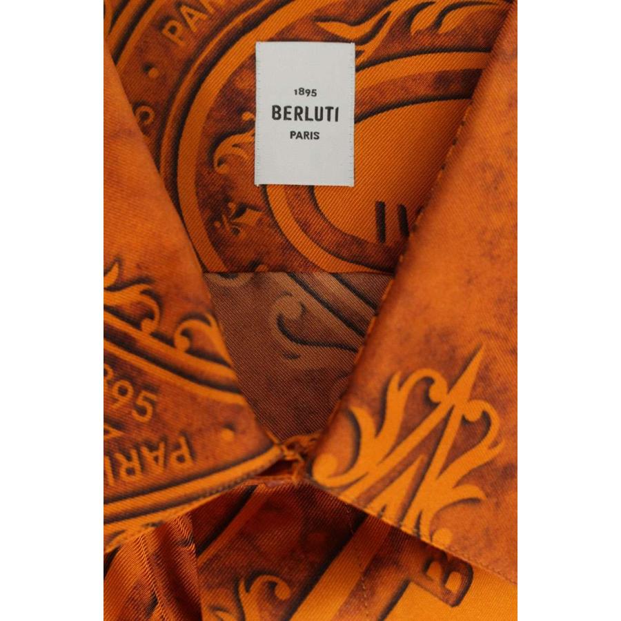 Berluti（ベルルッティ） サイズ:44 R19HC35SBEB 総柄シルク半袖シャツ