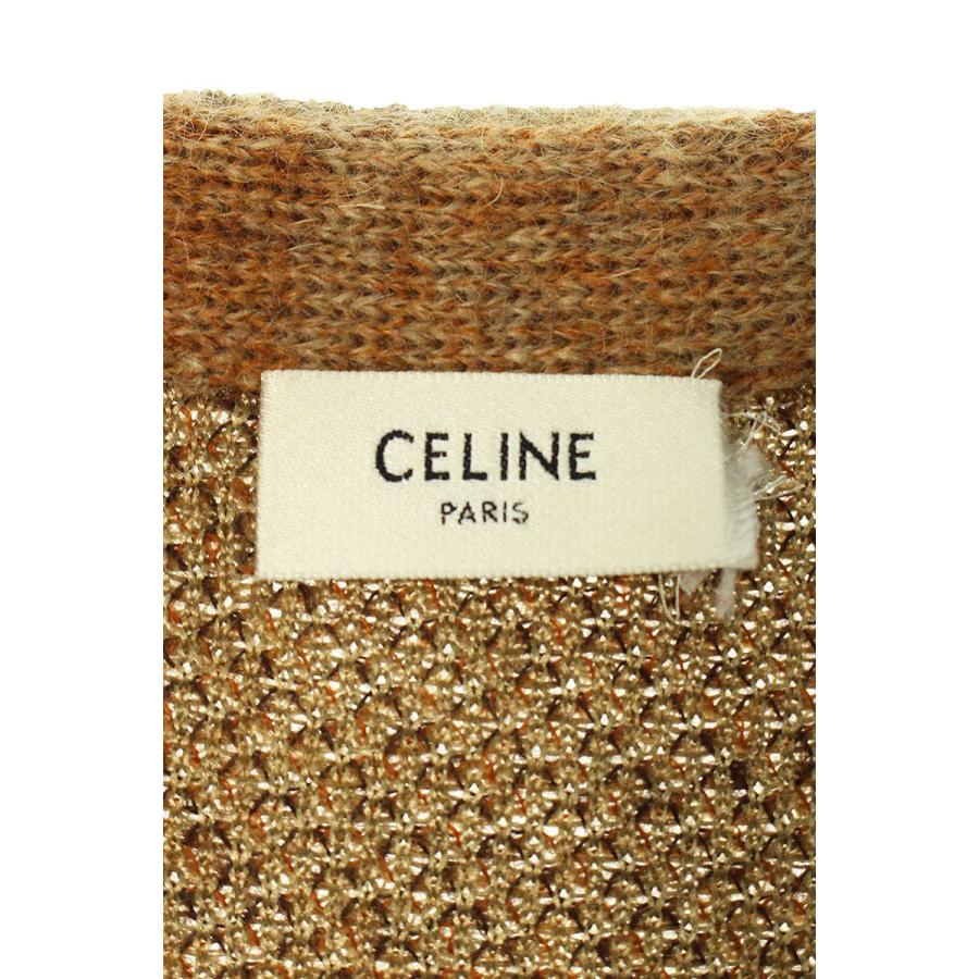 CELINE セリーヌ カーディガン サイズ:XS アーガイルモヘア CELINE セリーヌ カーディガン サイズ:XS アーガイルモヘア