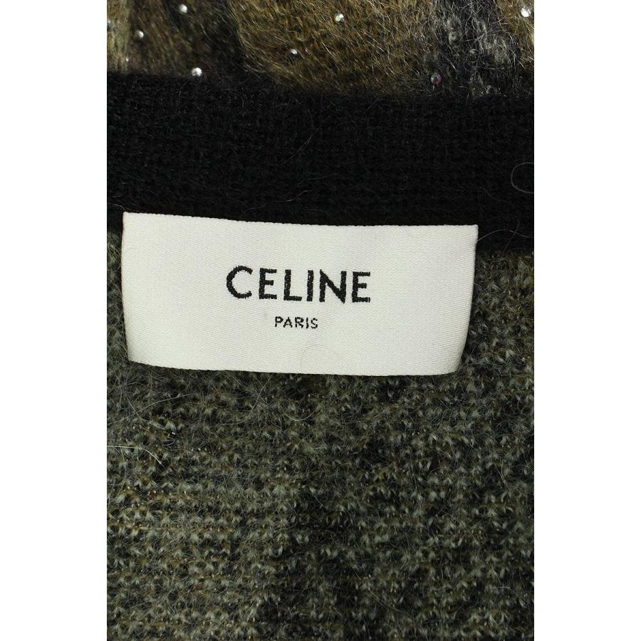 CELINE セリーヌ カーディガン 22AW サイズ:L ブラッシュド CELINE セリーヌ カーディガン 22AW サイズ:L ブラッシュド
