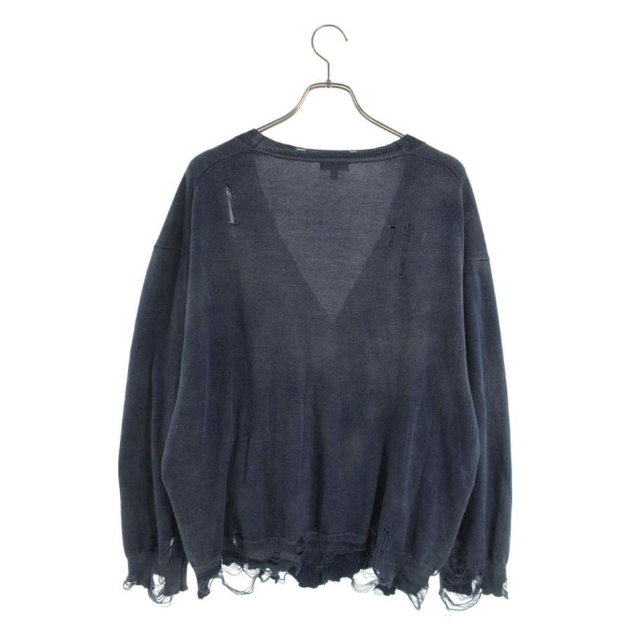 アールサーティーン  BOYFRIEND CARDIGAN ダメージ加工カーディガン メンズ L R13（アールサーティーン） サイズ:L BOYFRIEND CARDIGAN ダメージ加工