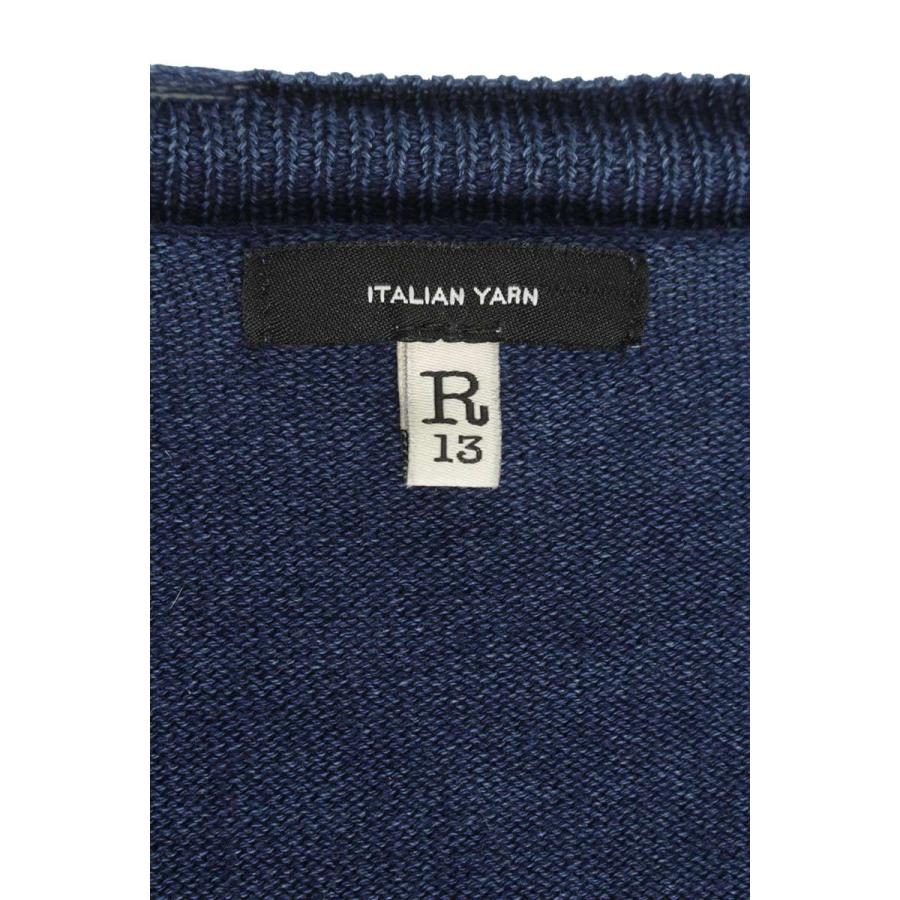 アールサーティーン  BOYFRIEND CARDIGAN ダメージ加工カーディガン メンズ L R13（アールサーティーン） サイズ:L BOYFRIEND CARDIGAN ダメージ加工