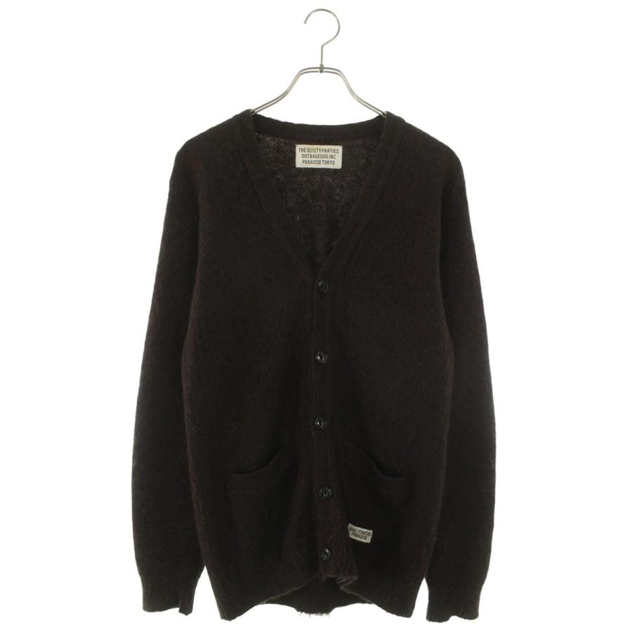 WACKOMARIA ウールカーディガン　Sサイズ　美品 WACKO MARIA（ワコマリア） サイズ:S 18AW 18FW-WMK-KN19 ウールモヘア