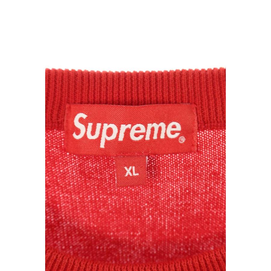 シュプリーム SUPREME Logo Stripe Knit Top サイズ:XL ロゴストライプ 