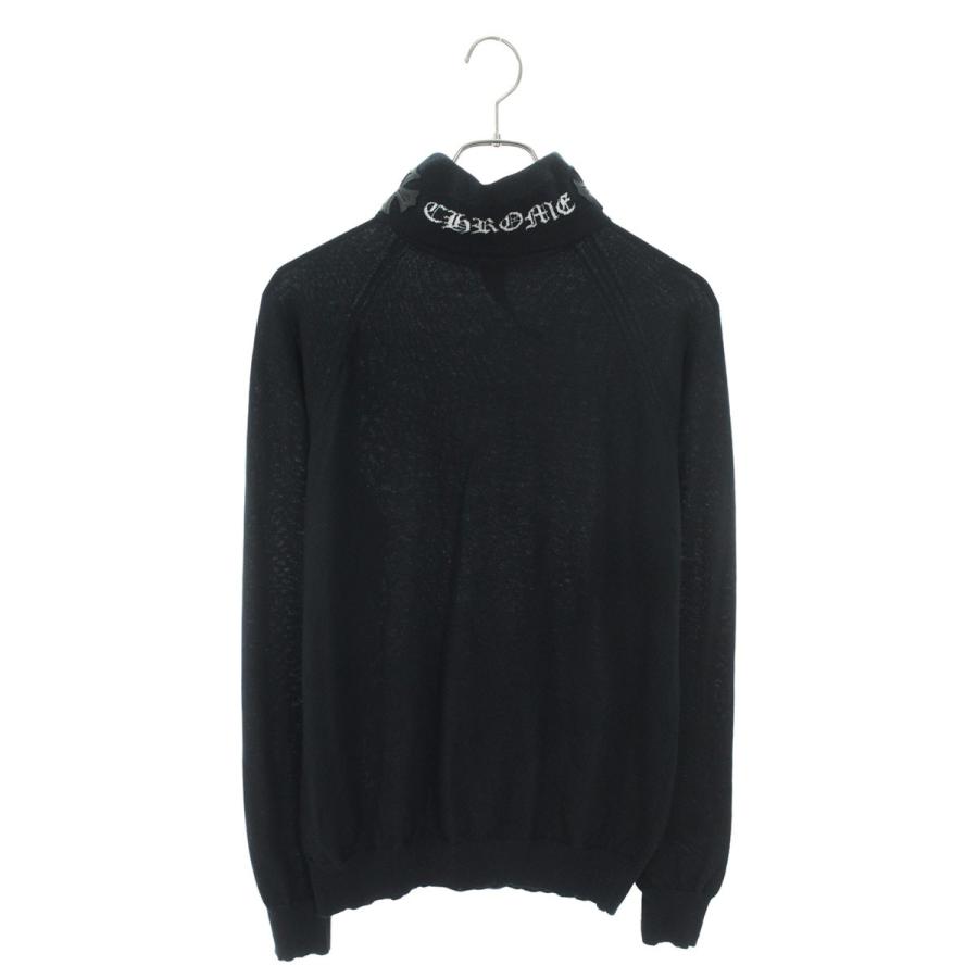 CHROME HEARTS クロムハーツ ニット サイズ:XS CHレザーパッチ CHROME HEARTS クロムハーツ ニット サイズ:XS CHレザーパッチ