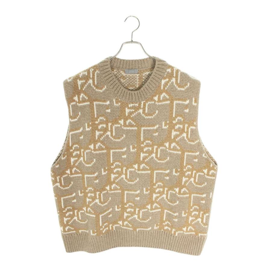 ディオール　カシミヤ×シルク ノースリーブニット　36 ディオール カシミヤ×シルク ノースリーブニット 36 【公式通販】