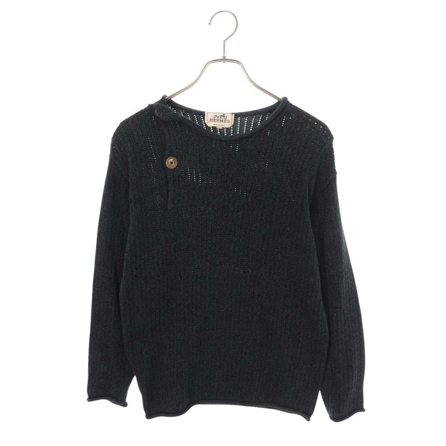 エルメス サイズ:XS ヘンリーネックニット 中古 BS99 HERMES（エルメス） ニット サイズ:XS ヘンリーネックニット 中古 BS99