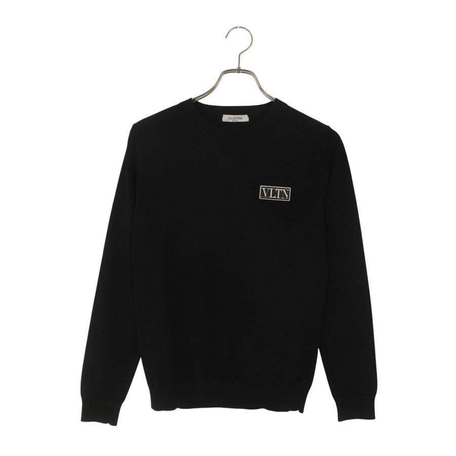 ヴァレンティノ サイズ:XS  UV3KC10P6N0 VLTNラバーパッチニット 中古 BS99 VALENTINO（ヴァレンティノ） サイズ:XS UV3KC10P6N0 VLTNラバーパッチ