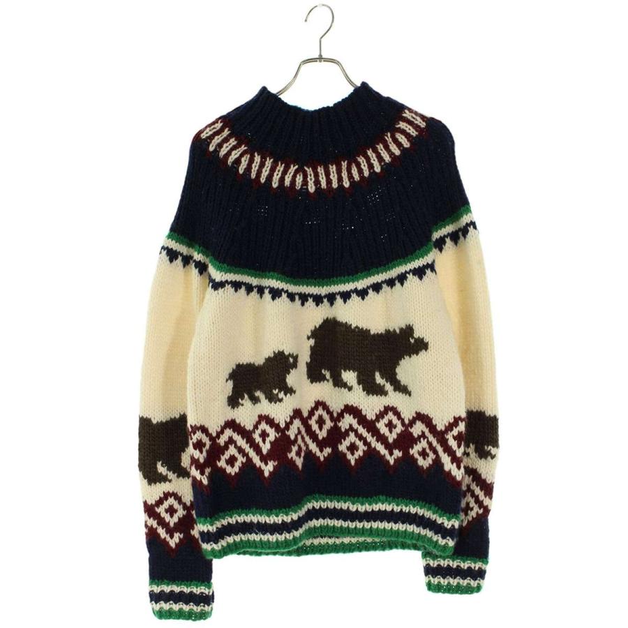 カラー  24AW  24WCM-NO1305 総柄ハイネックニット メンズ 3 kolor（カラー） サイズ:3 24AW 24WCM-NO1305 総柄ハイネックニット