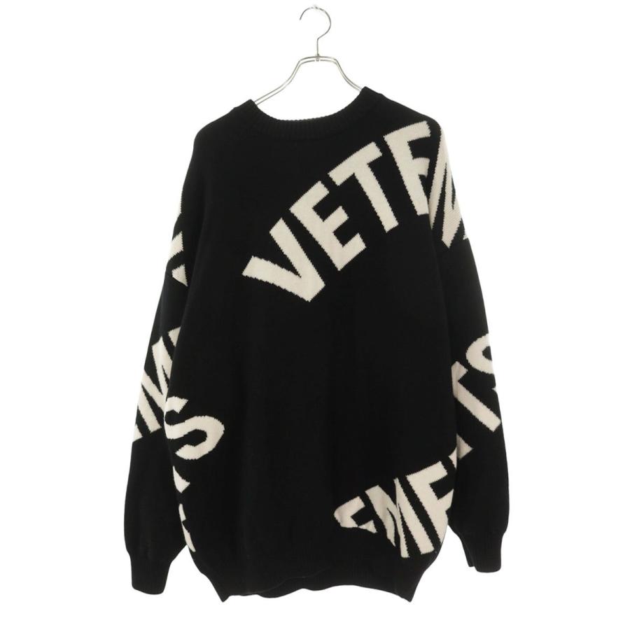 VETEMENTS（ヴェトモン） サイズ:L GIANT LOGO JACQUARD OVERSIZED 