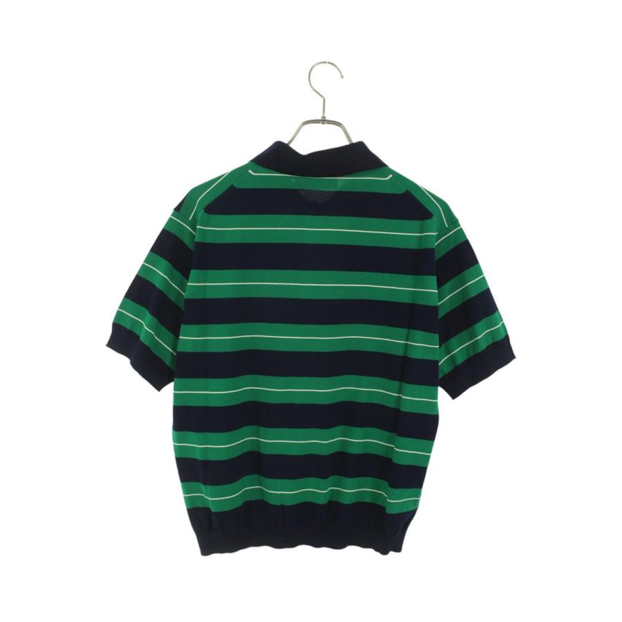 ミュウミュウ サイズ:40  25AW  MMLB33 コットン ニット半袖ポロシャツ 新古品 SB01 miu miu（ミュウミュウ） サイズ:40 25AW MMLB33 コットン ニット半袖