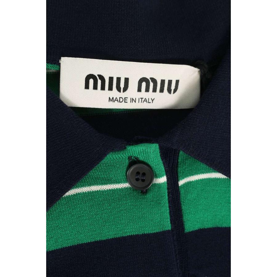 miu miu（ミュウミュウ） サイズ:40 25AW MMLB33 コットン ニット半袖