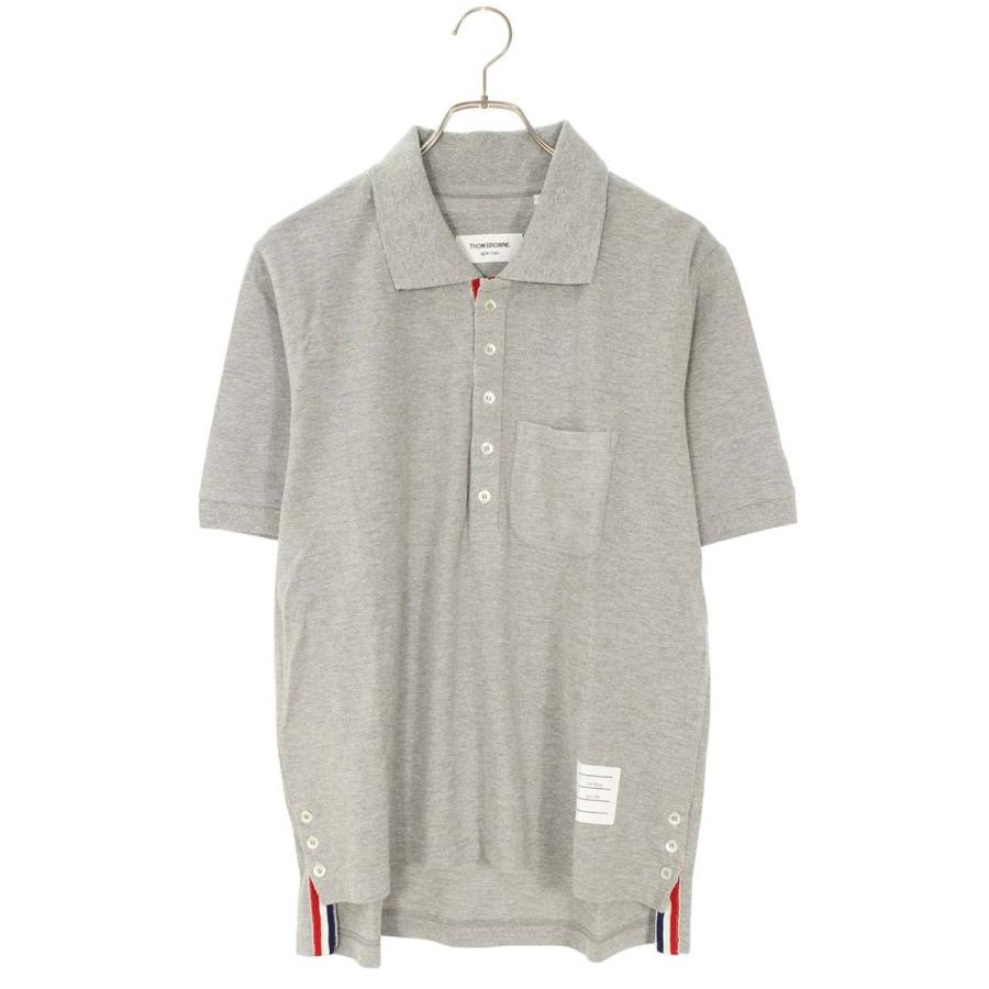 激レア トムブラウン Thom Browne ポロシャツ トリコロール ボタン 激レア トムブラウン Thom Browne ポロシャツ トリコロール