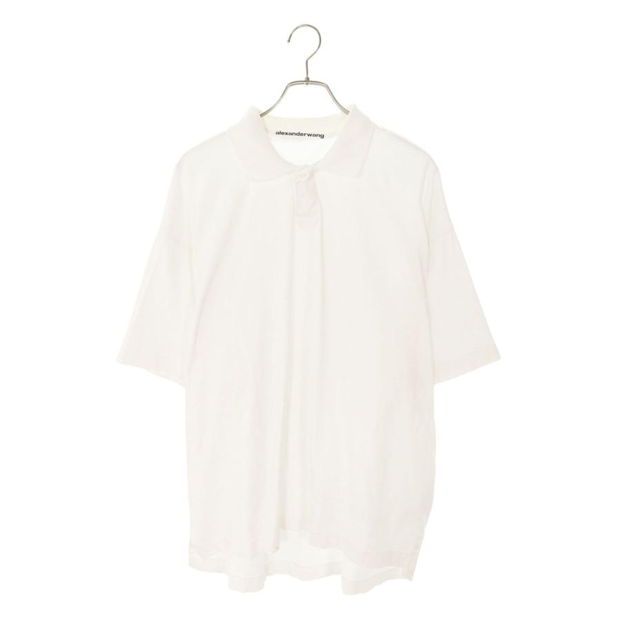 アレキサンダーワン  6CC1251073 エンボスロゴ半袖ポロシャツ メンズ M alexanderwang（アレキサンダー・ワン） サイズ:M 6CC1251073 エンボス