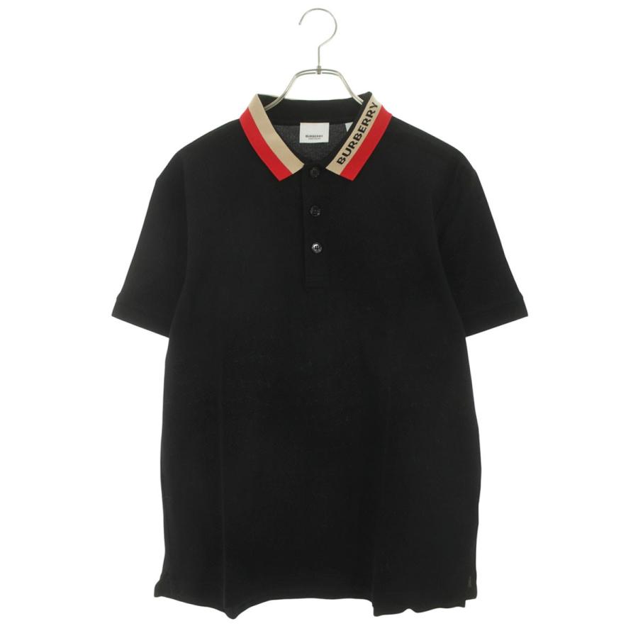 BURBERRY（バーバリー） サイズ:L 8039265 襟ロゴ半袖ポロシャツ 中古