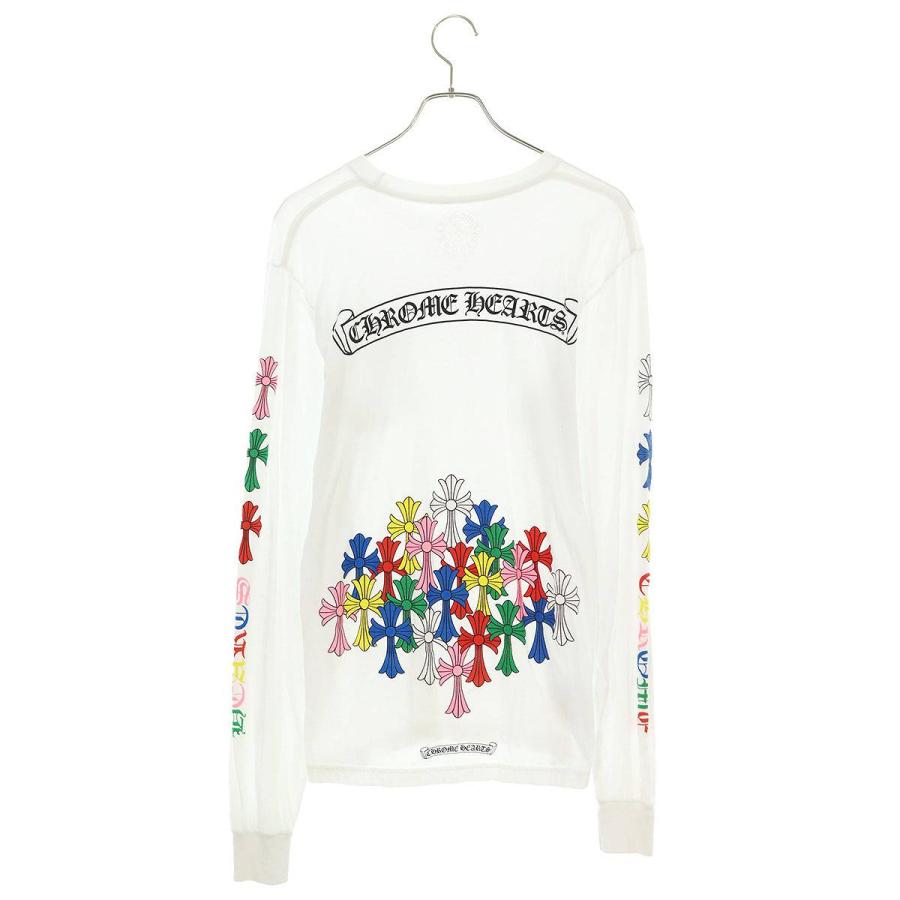 クロムハーツ Chrome Hearts MLTCOL CEM CRS LS サイズ:M マルチセメタリークロスプリント長袖カットソー 中古 NO05｜rinkan｜02