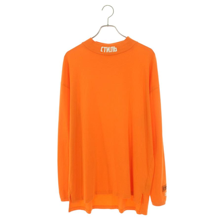 ヘロンプレストン バックプリントモックネック長袖カットソー S （楽天 