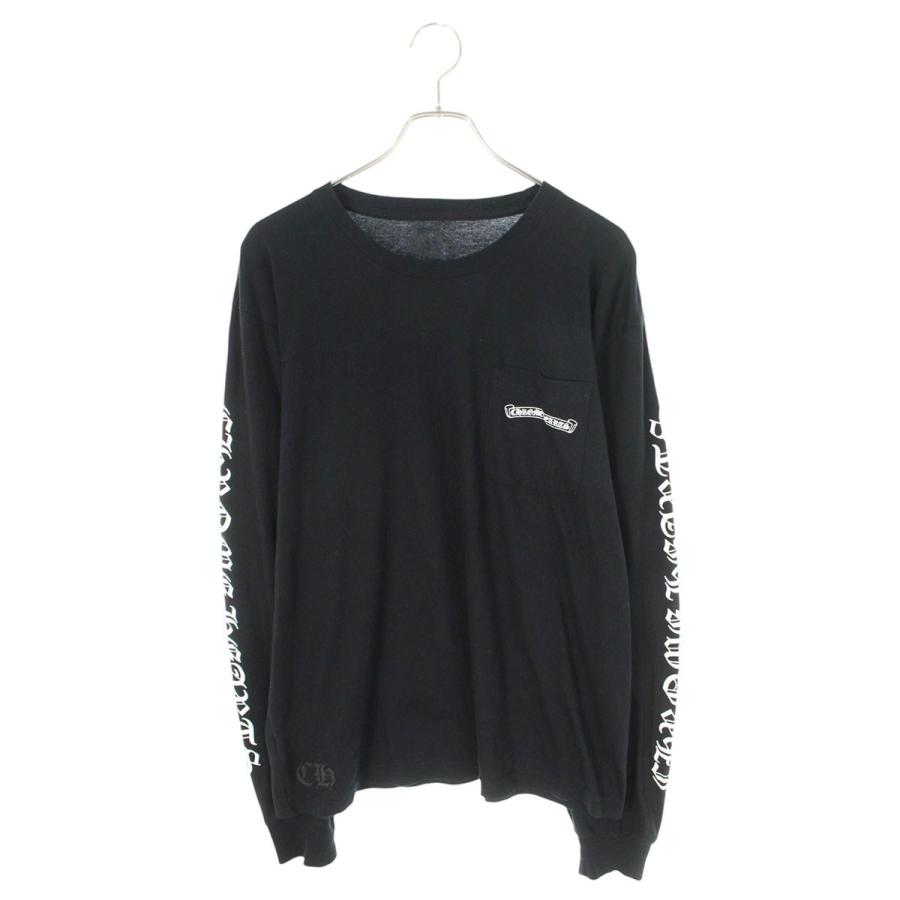 クロムハーツ サイズ:L CH L S 1 バックスクロールラベルロゴ長袖