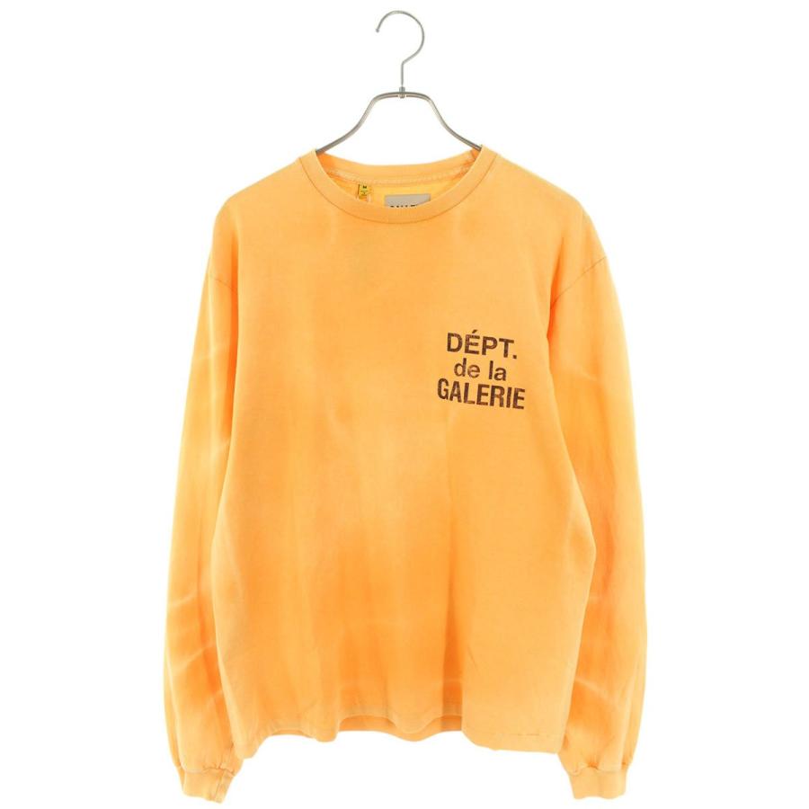 ギャラリーデプト サイズ:M  25SS  FLS60056 BRIGHTORANGE ウォッシュド加工ロゴプリントカットソー 新古品 SB01 ギャラリーデプト サイズ:M 25SS FLS60056 BRIGHTORANGE ウォッシュド