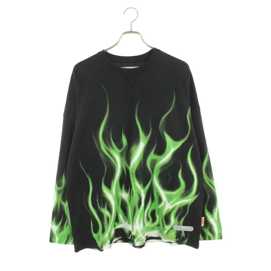 ピーディーエフ サイズ:M  25SS  DFM54013 フレイムフリント長袖カットソー 新古品 FK04 ピーディーエフ サイズ:M 25SS DFM54013 フレイムフリント長袖