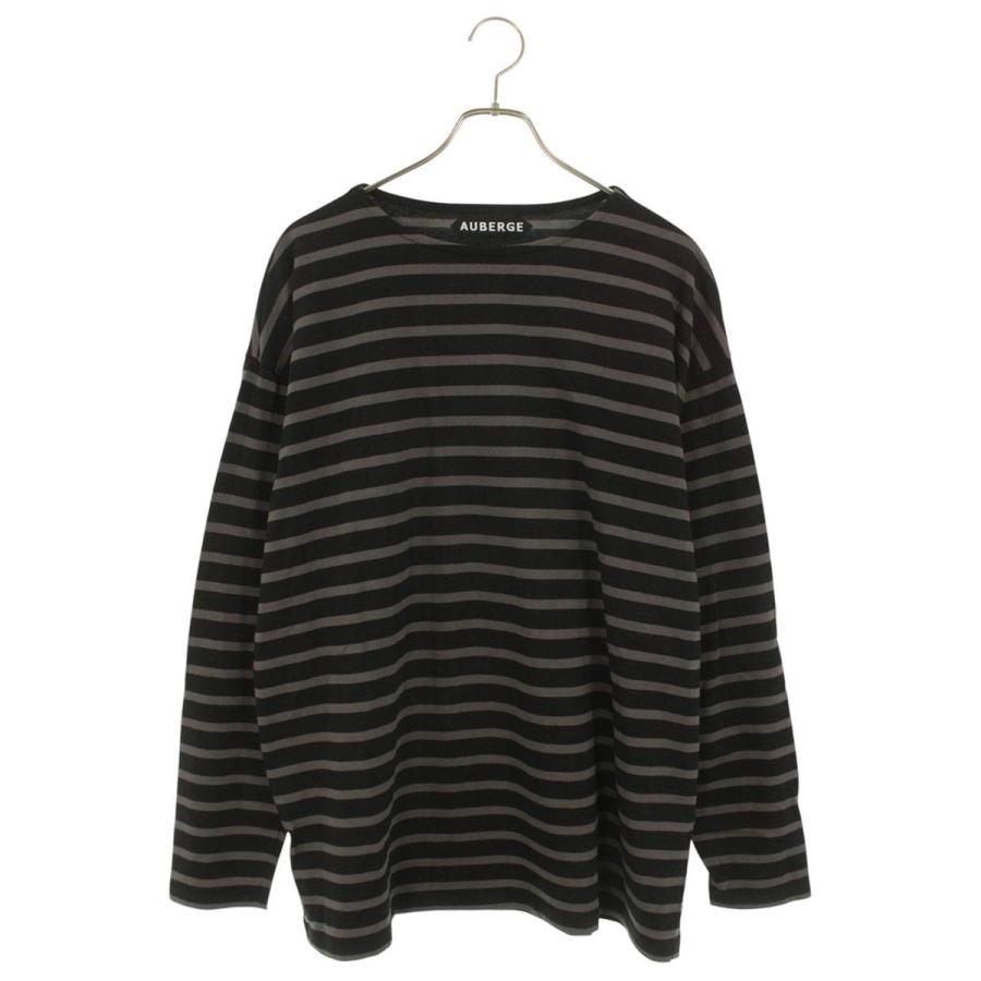 オーベルジュ サイズ:44 COCOボーダー長袖カットソー 中古 BS99 オーベルジュ サイズ:44 COCOボーダー長袖カットソー 中古 BS99