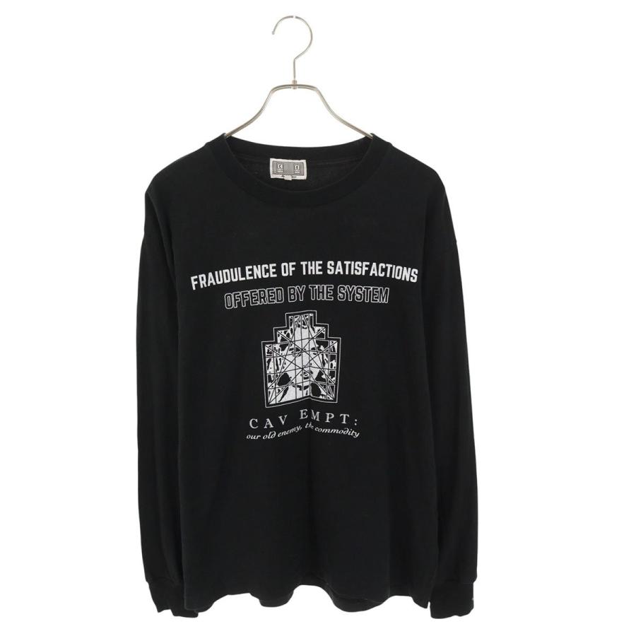 シーイー サイズ:L  CES24LT02 グラフィックプリント長袖カットソー 中古 BS99 C.E（シーイー） サイズ:L グラフィックプリント長袖カットソー 中古