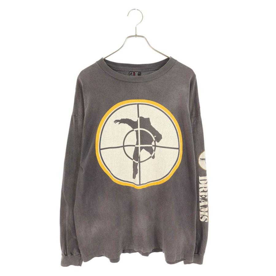 セントマイケル サイズ:XL  24SS  SM-YS8-0000-C17 ヴィンテージ加工TARGETプリント長袖カットソー 中古 OM10 SAINT Mxxxxxx（セントマイケル） 長袖カットソー サイズ:XL 24SS SM