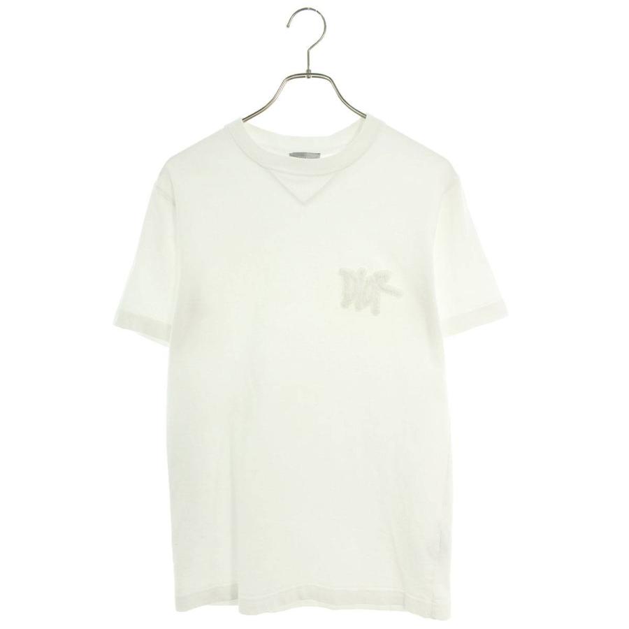 ディオール 20AW 033J625I0554 DIOR AND SHAWNロゴパッチTシャツ