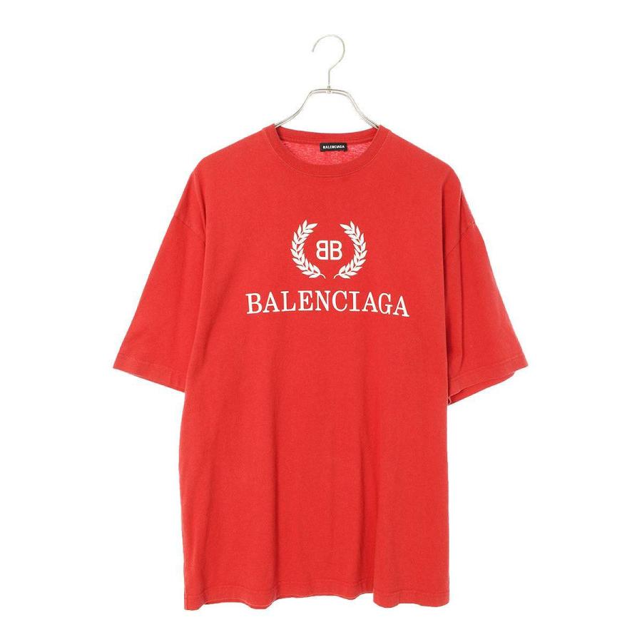 バレンシアガ Tシャツ サイズ:XS BBロゴプリントオーバーサイズTシャツ  