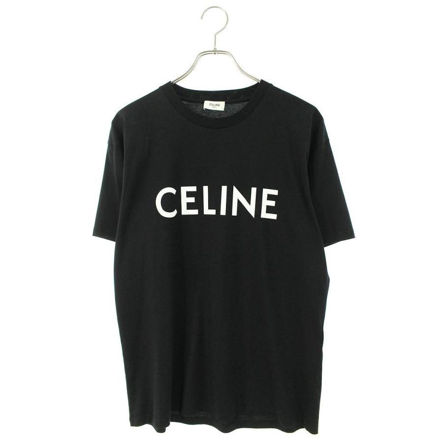 セリーヌバイエディスリマン CELINE by Hedi Slimane 2X681501F サイズ:XS ルーズフィットロゴプリントTシャツ
