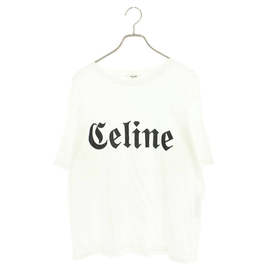 セリーヌバイエディスリマン CELINE by Hedi Slimane 22SS 2X37A671Q サイズ:S ゴシックロゴプリントT