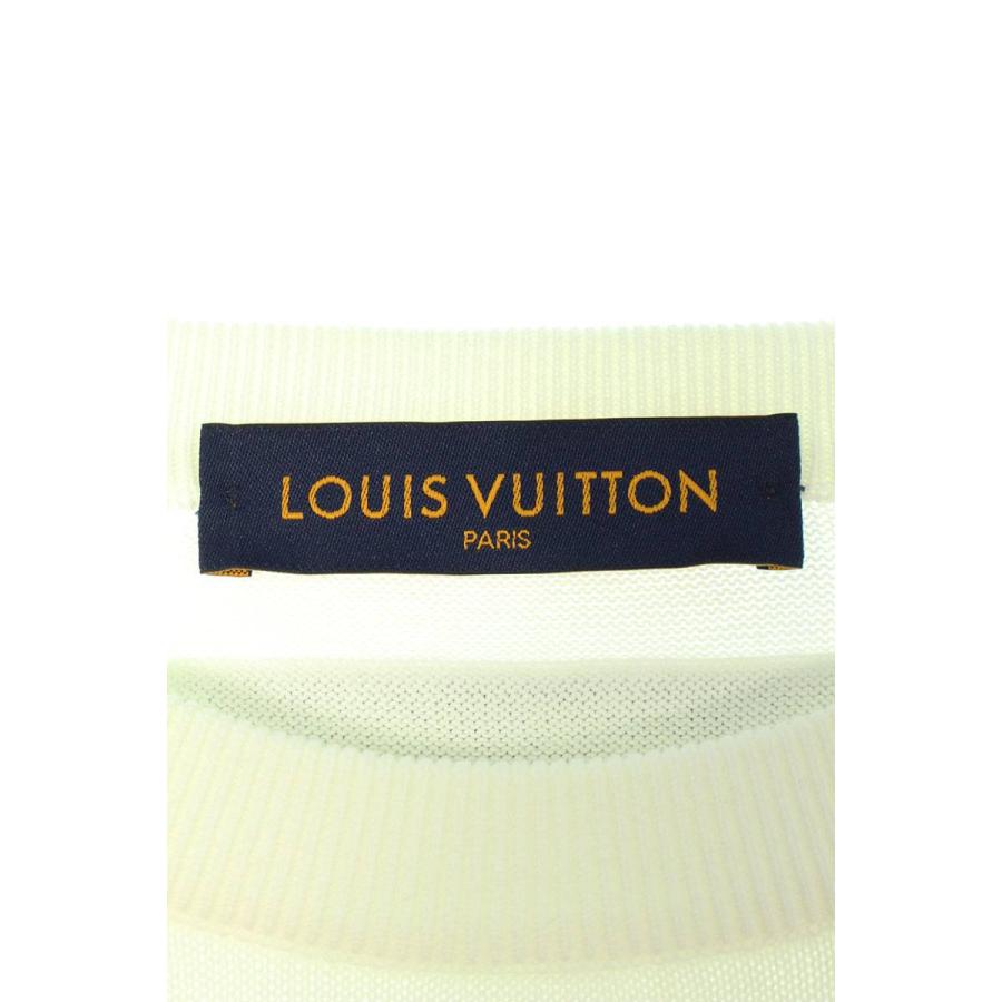 LOUIS VUITTON RM222M JS5 HNN01W Graphic logo design crew neck knit sweaterM