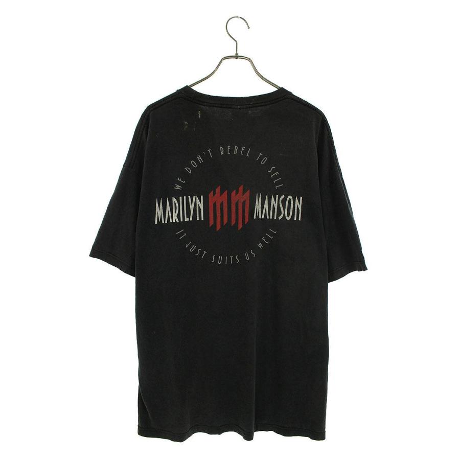 ヴィンテージ VINTAGE Marilyn Manson/マリリンマンソン サイズ:XXL メンバープリントTシャツ 中古 SB01｜rinkan｜02