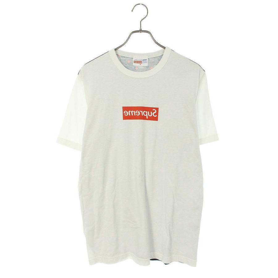 シュプリーム コムデギャルソンシャツ Tシャツ Box Logo Tee サイズ:M 