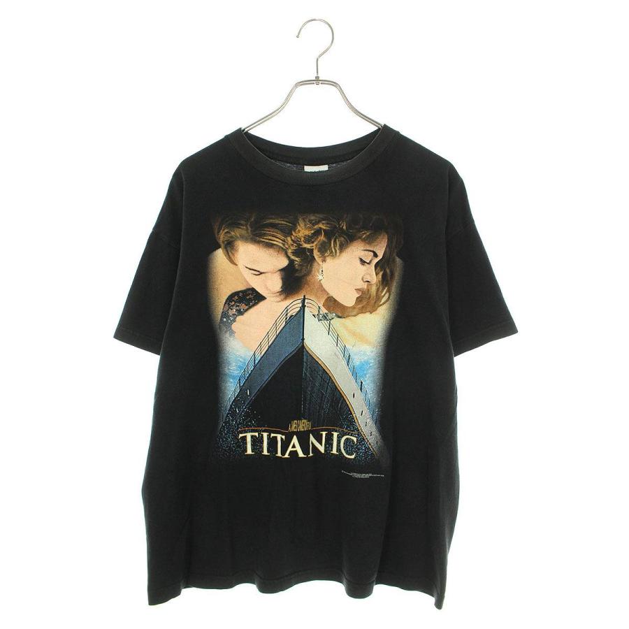 ヴィンテージ VINTAGE Titanic タイタニックプリントTシャツ メンズ L-