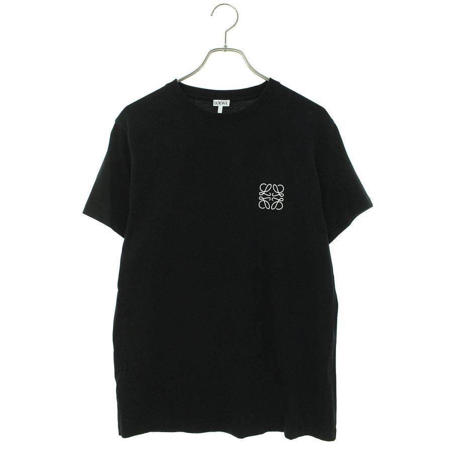 LOEWE ブラック Tシャツ　H526341XAI LOEWE ロエベ H526341XAI ブラック アナグラム Tシャツ M