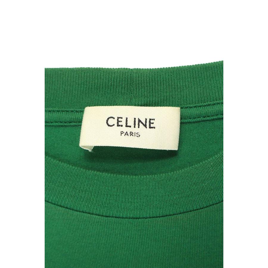 セリーヌバイエディスリマン CELINE by Hedi Slimane 2X681501F サイズ:S ルーズフィットロゴプリントTシャツ 中古 OM10｜rinkan｜03