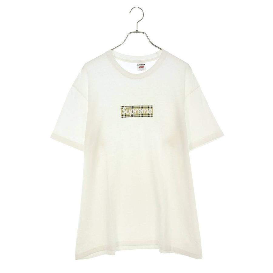 Supreme（シュプリーム） Tシャツ サイズ:L バーバリーボックスロゴT