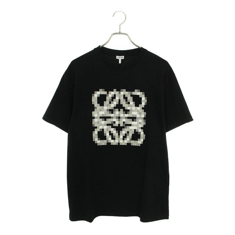 ロエベ Tシャツ H526Y22XAD サイズ:XS ピクセレイテッドアナグラムT 